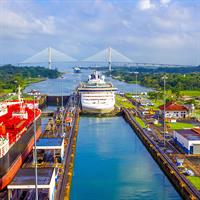View of Panama and Curacao by Air
