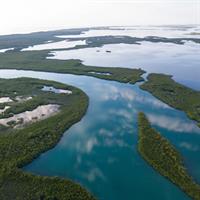 View of Turneffe Islands - Punta Gorda