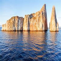 View of Quito and the Galapagos Islands (Santa Cruz and San Cristobal)