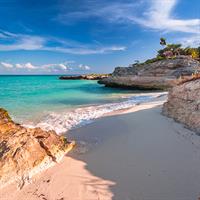 View of Guanajuato and Playa del Carmen by Air