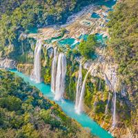 View of Mexico City - San Luis Potosi - Puerto Vallarta by Air