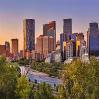View of Calgary and Regina by Air