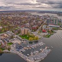 View of Toronto - Kingston - Ottawa by Train