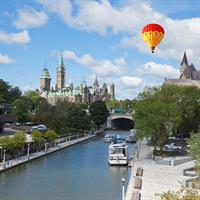 View of Montreal - Ottawa - Kingston - Toronto by Train