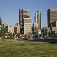 View of Calgary and Winnipeg by Air