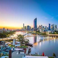 View of Brisbane - Bundaberg - Broome by Air