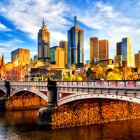 View of Melbourne and Sydney by Air