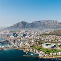 View of Cape Town - Mauritius Island - Seychelles by Air