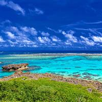 View of Tokyo and Okinawa Islands by Air (Miyakojima - Ishigaki Island)