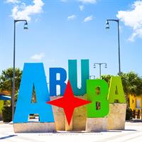 Aruba Island and Curacao Island by Air