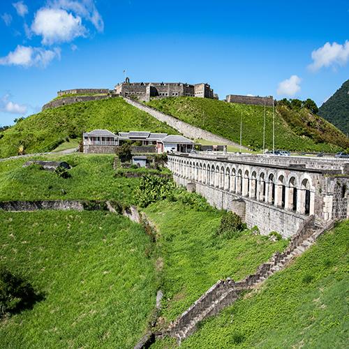 View of St. Kitts and Nevis Islands Escape