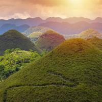 View of Manila and Bohol by Air