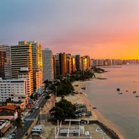 View of Big Cities of Brazil by Air (Sao Paulo - Fortaleza - Brasilia - Rio de Janeiro)