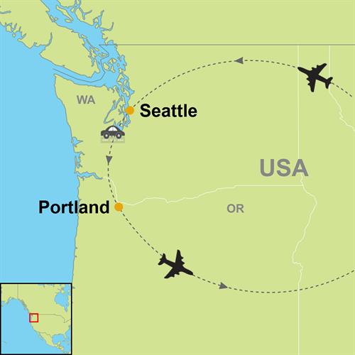Map-Seattle-and-Portland-Self-Drive