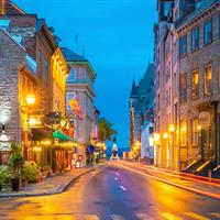 View of Quebec City - Montreal - Ottawa by Train