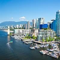 View of Vancouver and Seattle Getaway by Train