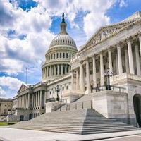 View of Washington DC and Boston by Air