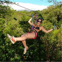 Buena Vista Combo Tour: Ziplining and Hot Springs from Guanacaste