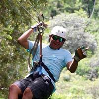 Megacombo Tour Zip line, Hot Springs, horseback riding.