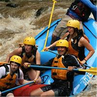 Best combination: Rafting level III with canyoning in waterfalls with tarzan swing , the nearest San