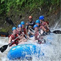 Canopy &amp; Rafting combo Adventure Tour at Hacienda Pozo Azul from San Jose
