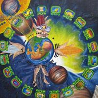 Iximche Mayan Ruin from Panajachel