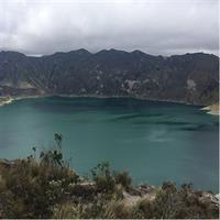 Adventure in Quilotoa Lagoon by Lead