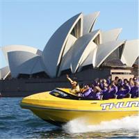 30-Minute Sydney Harbour Jet Boat Ride on Thunder Twist