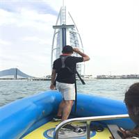 90-Min Speed Boat: Burj Al Arab, Atlantis, Ain Dubai &amp; Ice Cream!