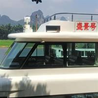 1 Day Relaxing Li River Cruise With The 4 Star Luxury Boat lower Deck Seating