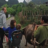 1 Day Yangshuo Countryside Cycling and Yulong bamboo boat Private Tour