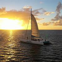 Private 3-Hour Catamaran Sunset Cruise from Soufriere for Up to 15 Guests