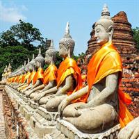 Ayutthaya Highlights Tour with Scenic Grand Pearl River Cruise