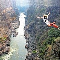 Bungee Jumping at The Victoria Falls Bridge