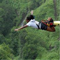 Bungee 111M (Solo Jump) Victoria Falls Bridge