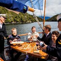 Champagne Sightseeing Cruise on Lake Te Anau