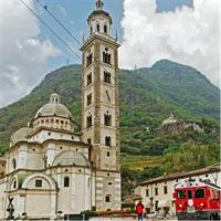 Bernina Red Train And St Moritz Tour from Milan