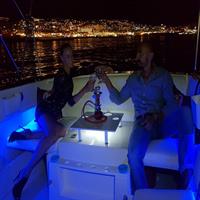 Romantic night ocean boat trip for 2