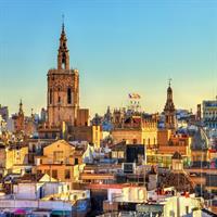View of Barcelona and Valencia by Train