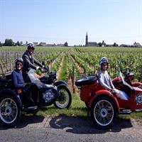 A day in Saint-Emilion in a sidecar