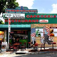 View of Miami and St. Kitts and Nevis Islands by Air