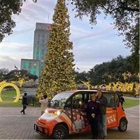 2-Hour Private Sightseeing Cart Tour of Houston and Galveston