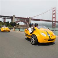 2HR Golden Gate Bridge and Lombard Loop GoCar Tour
