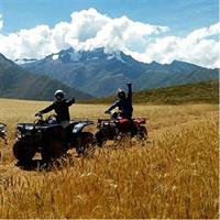 ATV (Cuatrimotos) Huaypo lake, salt mines and zipline half day tour