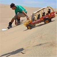 Ballestas and Huacachina Islands with sandboarding practice