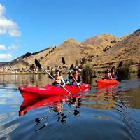 Full day tour Kayaking to Uros island and speedboat to Taquile