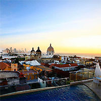 View of Lima - Cuzco - Bogota - Cartagena by Air