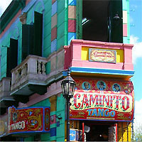 View of Buenos Aires and Iguazu Falls (Argentina) by Air
