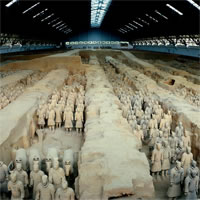 View of Beijing - Xi An - Shanghai by Air