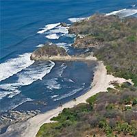 View of Arenal Volcano and Nosara Beach with Private Transfers